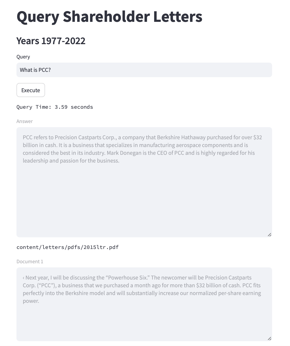 Langchain Streamlit App